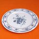 6 Dinner plates / 1 Serving dish Floral decoration
