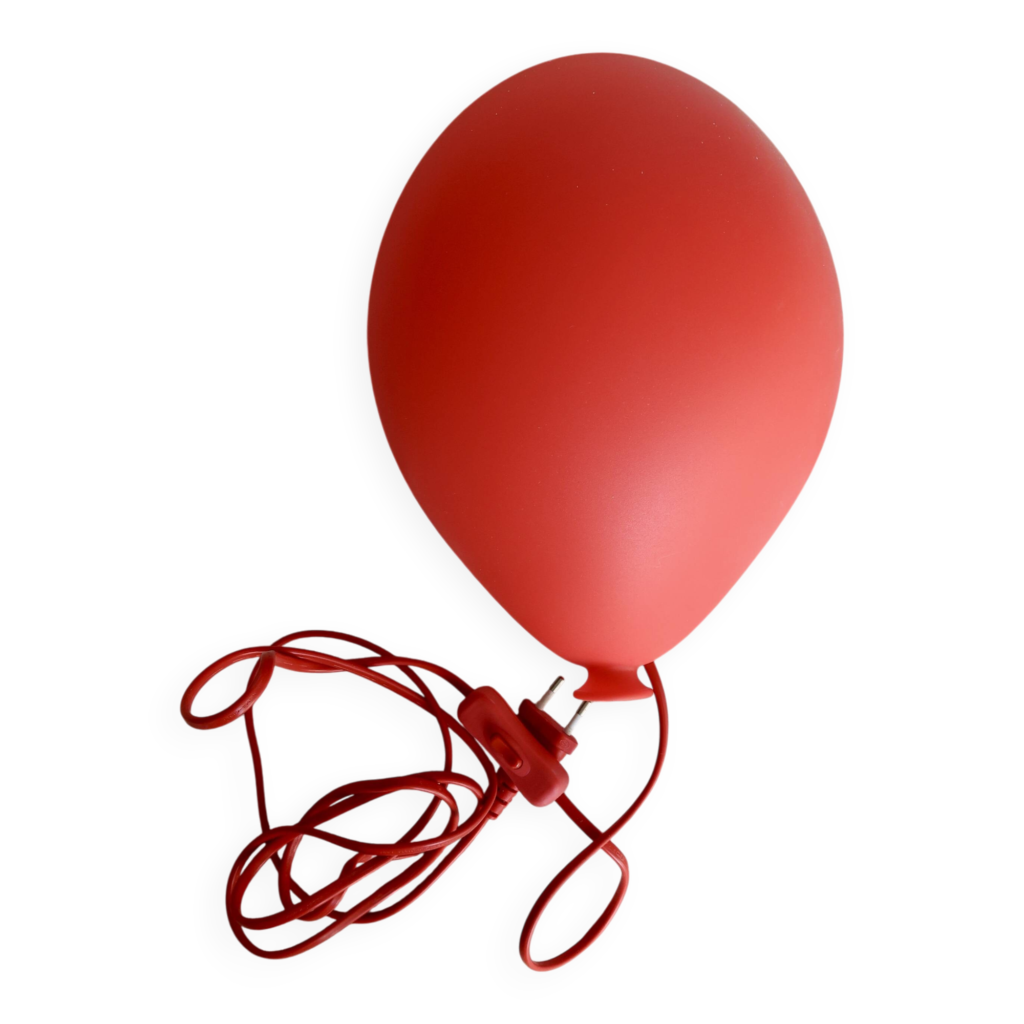 Ikea drömminge red balloon wall lamp - 1990s