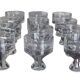 Set of 12 Kristall Krisla Whiskey Glasses Design Taddei Sistini '60