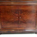 Antique mahogany sideboard with marble top