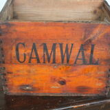 Wooden crate for Camwal water bottles