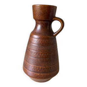 Vase West-Germany marron