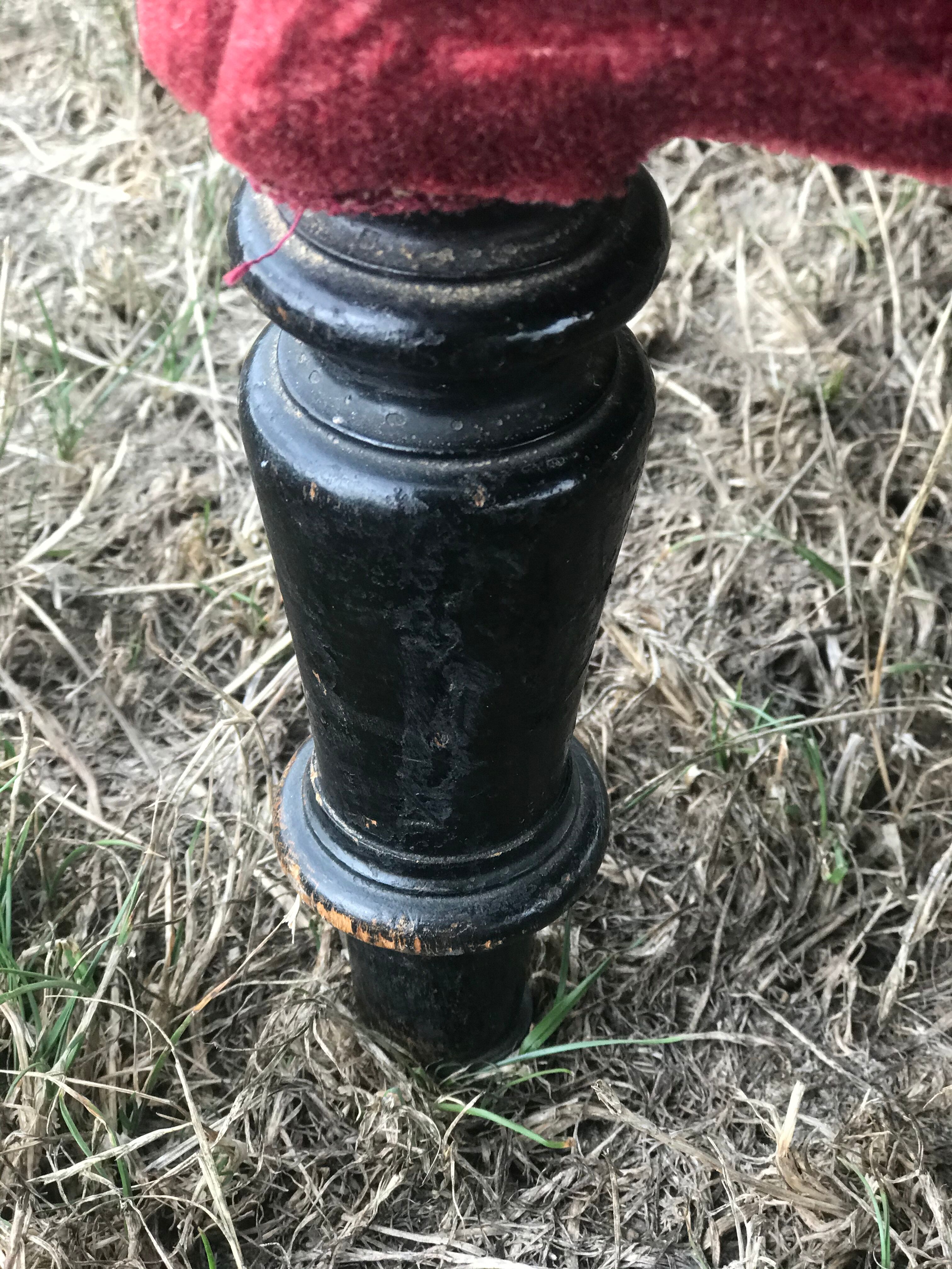 Bordeaux velvet english armchair