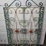 Old wrought iron 2-door gate