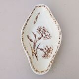 Ravier earthenware Luneville Carnation K&G