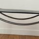 Vintage MG5 armchair in black leather and chrome metal by Matteo Grassi