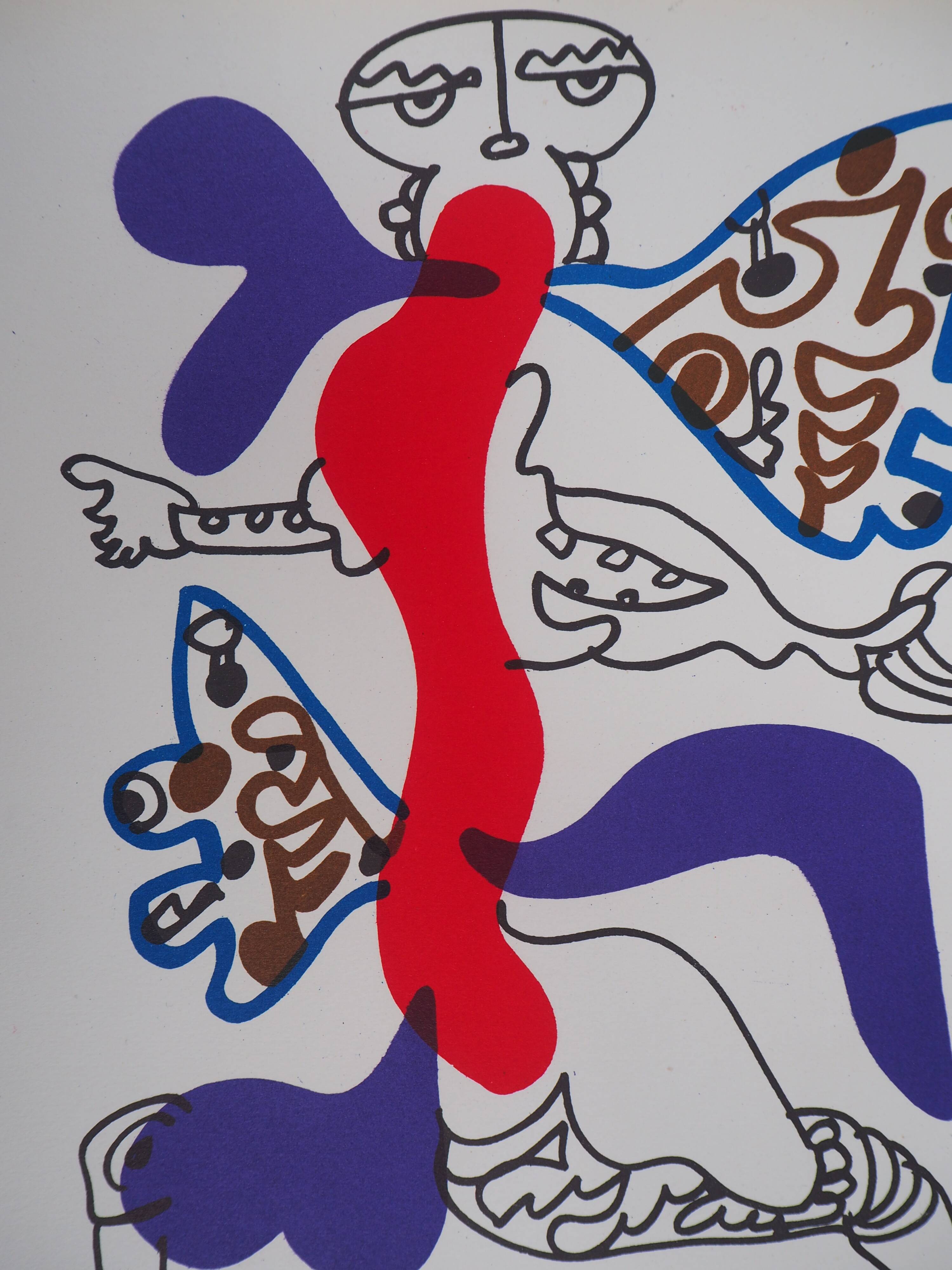 Charles Lapicque: Surrealist Butterfly - Original Lithograph