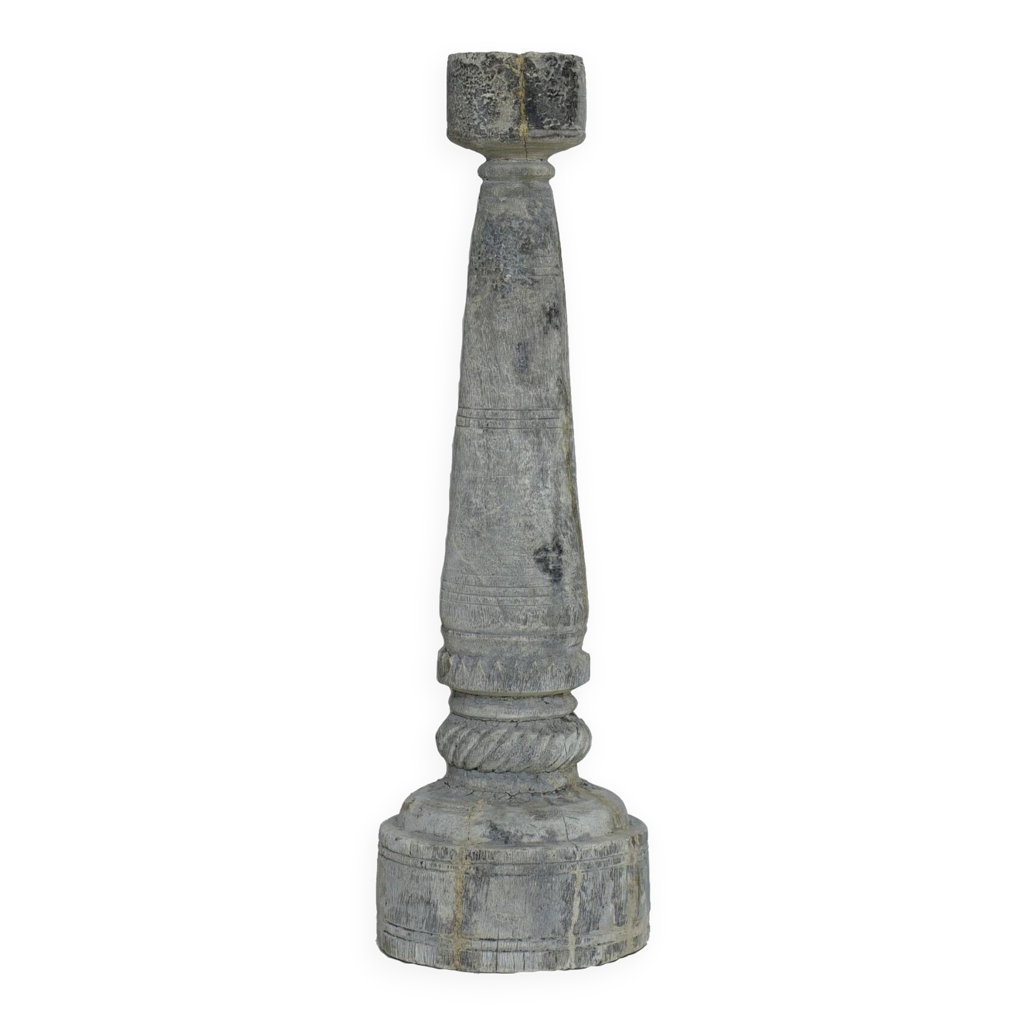 Antique large Indian candlestick