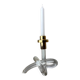 Pretzel candlestick by Dorothy Thorpe in lucite, circa 1970s