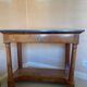 Console ancienne style Louis Philippe en bois et plateau en marbre