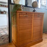 Low furniture double curtains