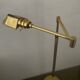 Brass reading floor lamp from the 1970s