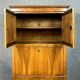 Louis Philippe - Charles X period secretary cabinet in blond walnut