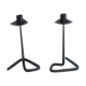 Pair of wrought iron candle holders 1960