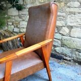 Vintage skai chair