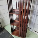 Mahogany revolving bookcase