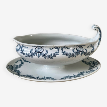 Luneville iron earth gravy dish