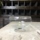 Saladier en verre sur pied