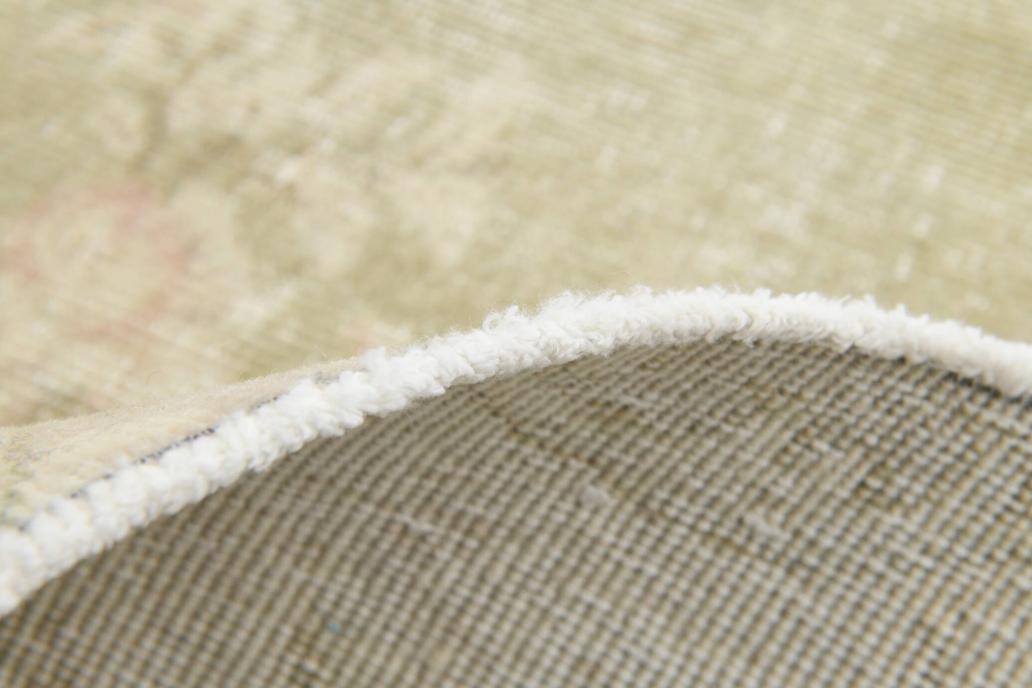 5x8 Green Cream Oriental Turkish Vintage Rug,  142x240Cm