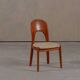 Vintage Morten dining chairs in teak by Niels Koefoed for Hornslet Møbelfabrik, Denmark 1970’s, set of 4