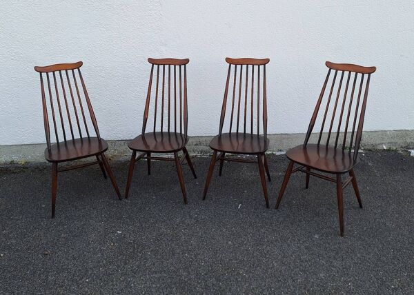 Lot de 4  chaises Ercol Windsor