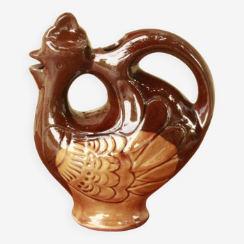 Ceramic rooster pitcher