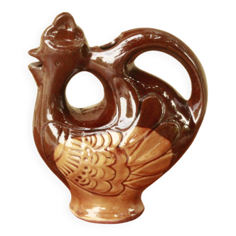 Ceramic rooster pitcher