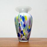 Postmodern glass vase by Hans Jürgen Richartz for the Richartz art collection, 1980s.