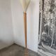 Floral wooden floor lamp