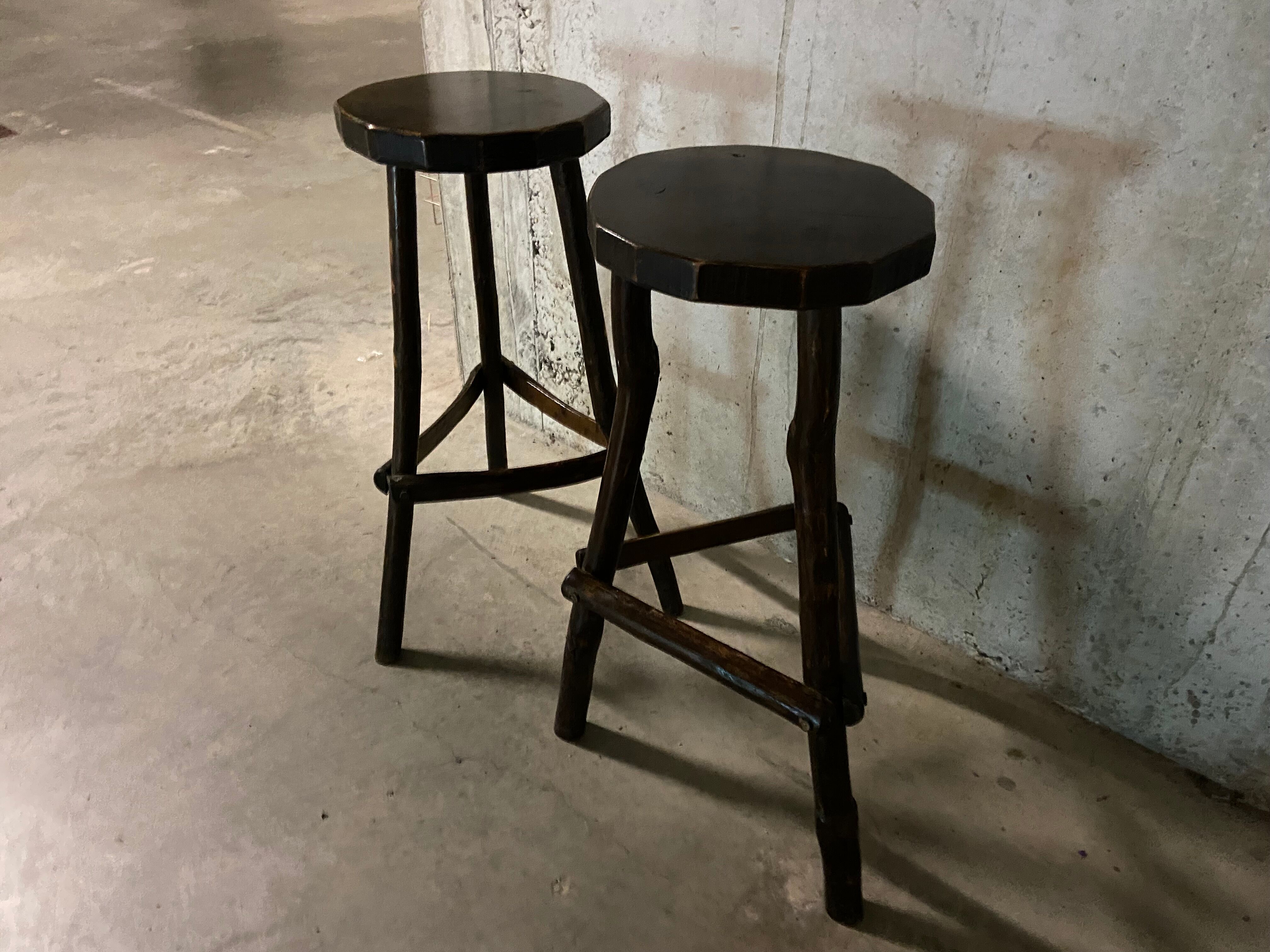 Rustic bar stools