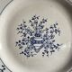 Set of numbered Terre de Fer St Amand plates (4 hollow and a flat plate)