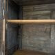 18th-century carved wardrobe, 4 doors, oak/cherry wood