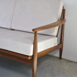 Danish scandinavian sofa distributed to Roche Bobois 1960