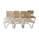 Lot de 7 chaises B32 par Marcel Breuer