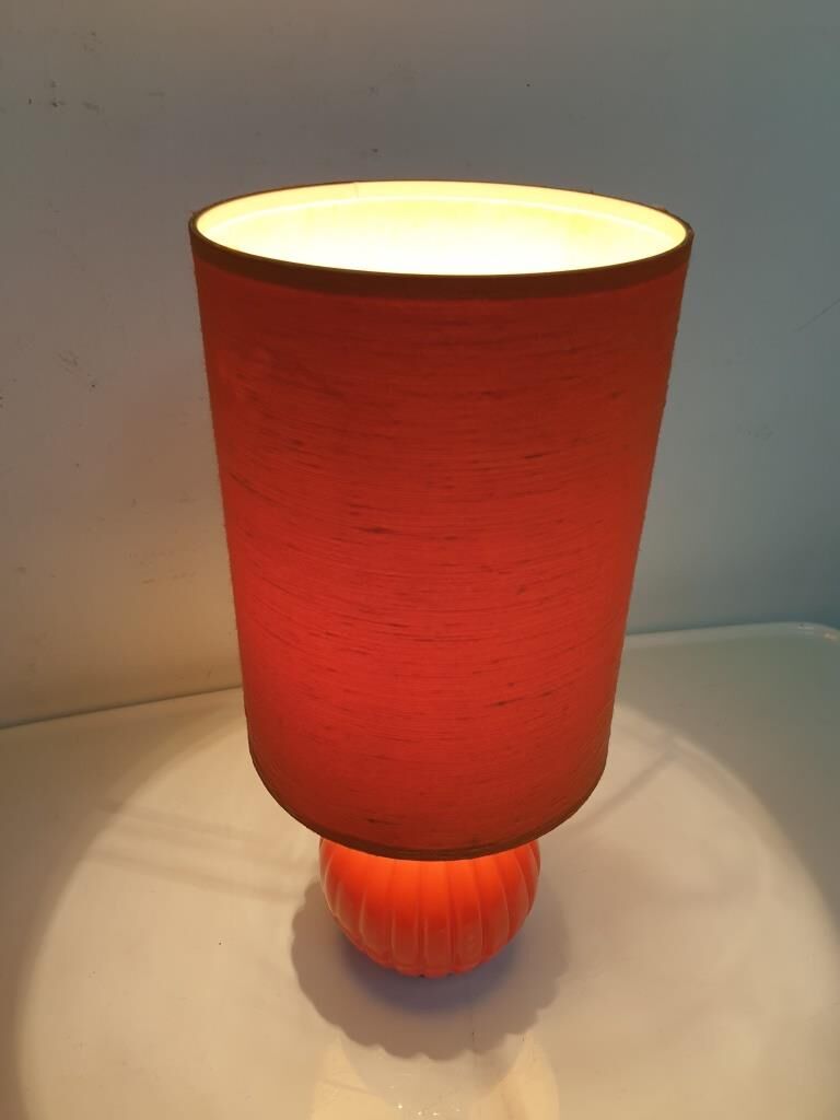 Vintage lamp orange 70's