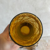 Amber blown glass