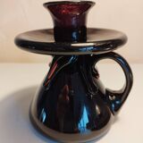 Biot bubble glass candle holder