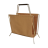 Magazine rack leather "nude"