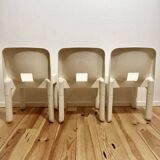 Set of 3 Chairs by Joe Colombo for Kartell, 1970