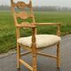 Henning Kjaernulf high back chair with new lambswool