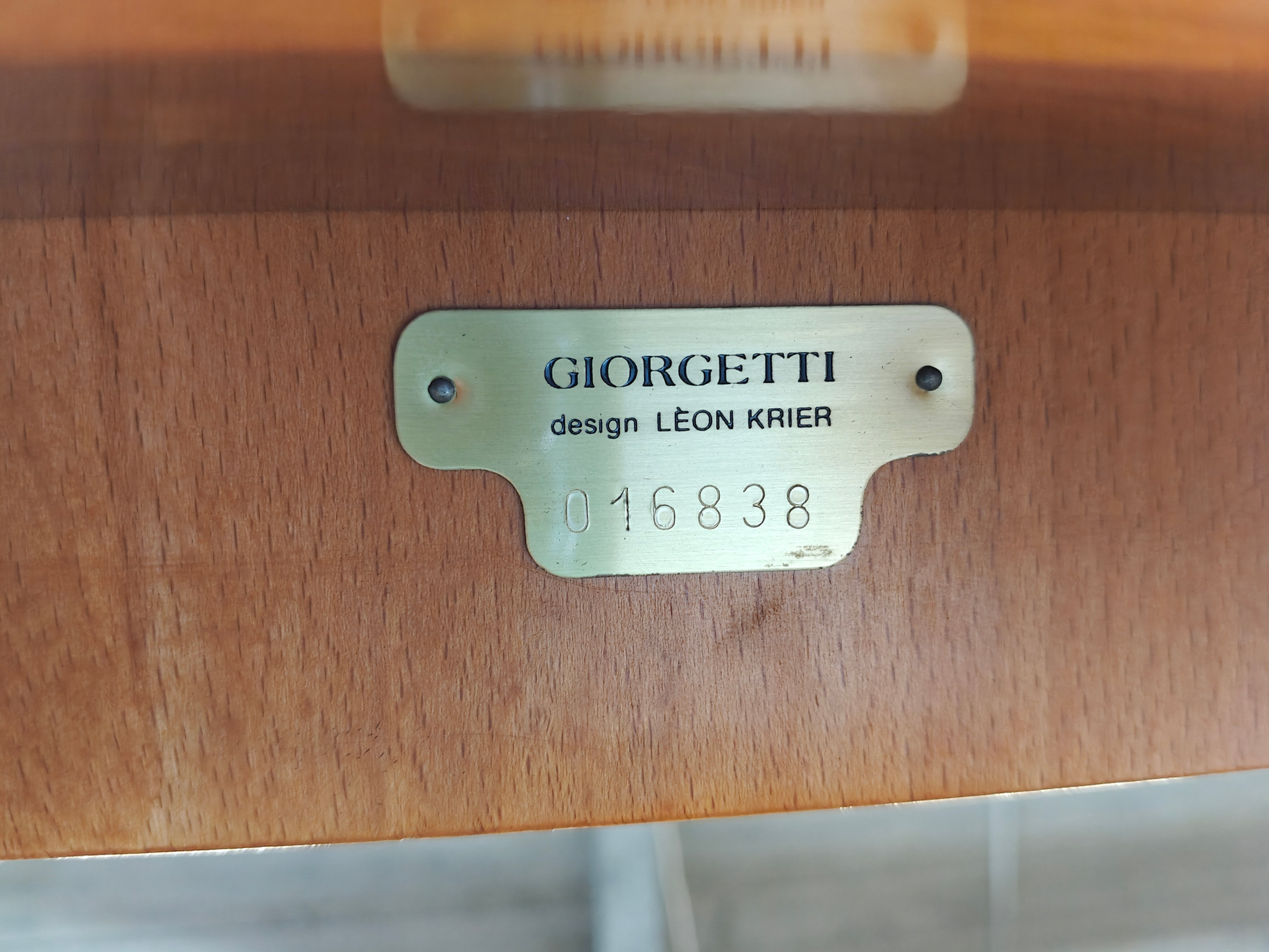 Mensa Magna dining table by Leon Krier for Giorgetti, 1990s