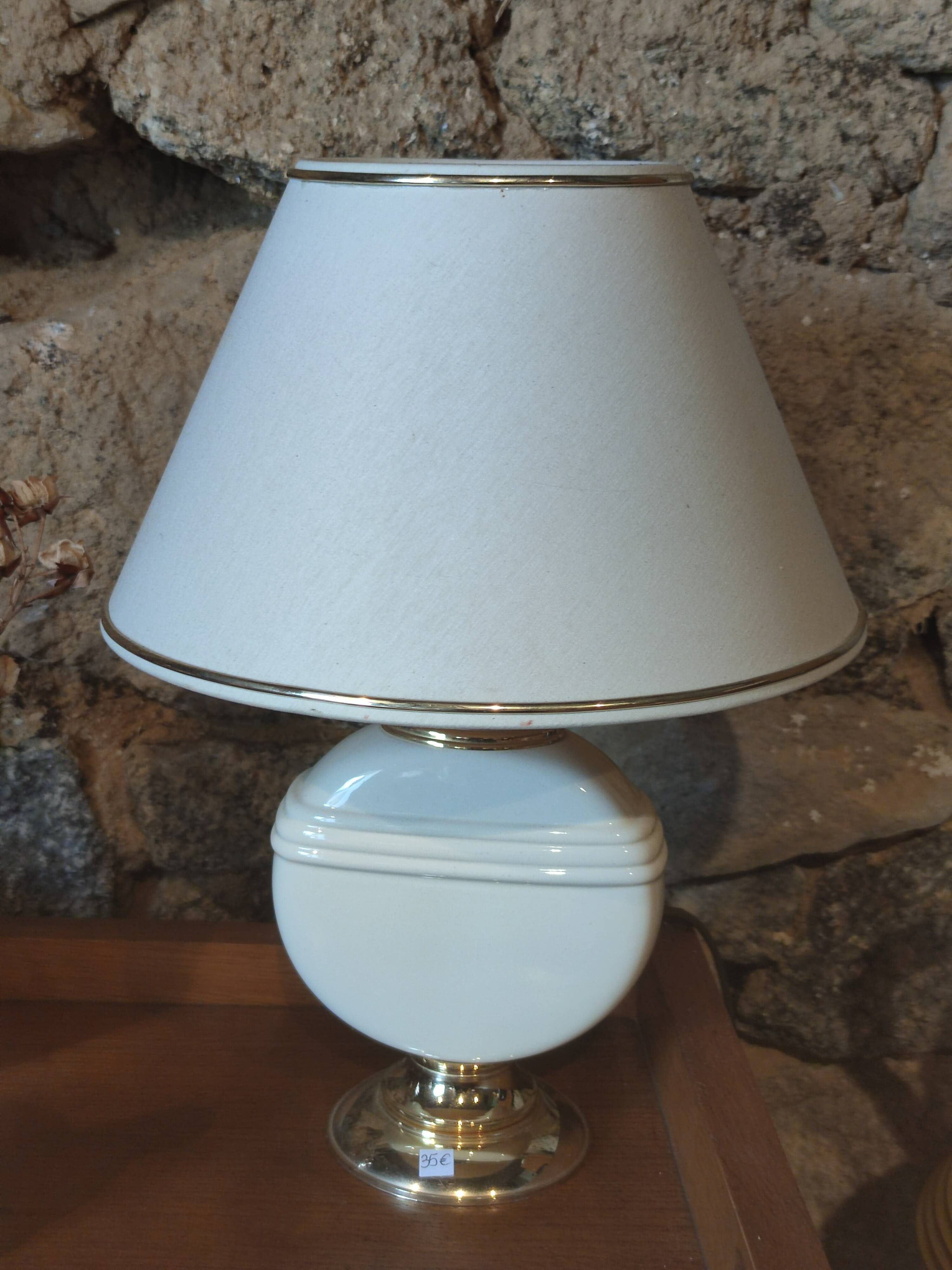 Beige lamp