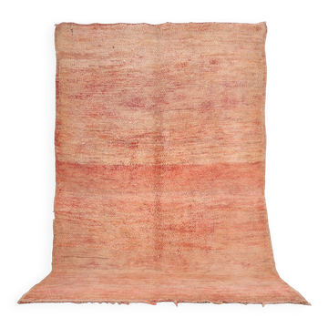 Tapis Boujaad Vintage couleur pêche 178 x 284 cm - Tapis marocain - Tapis berbère fait main