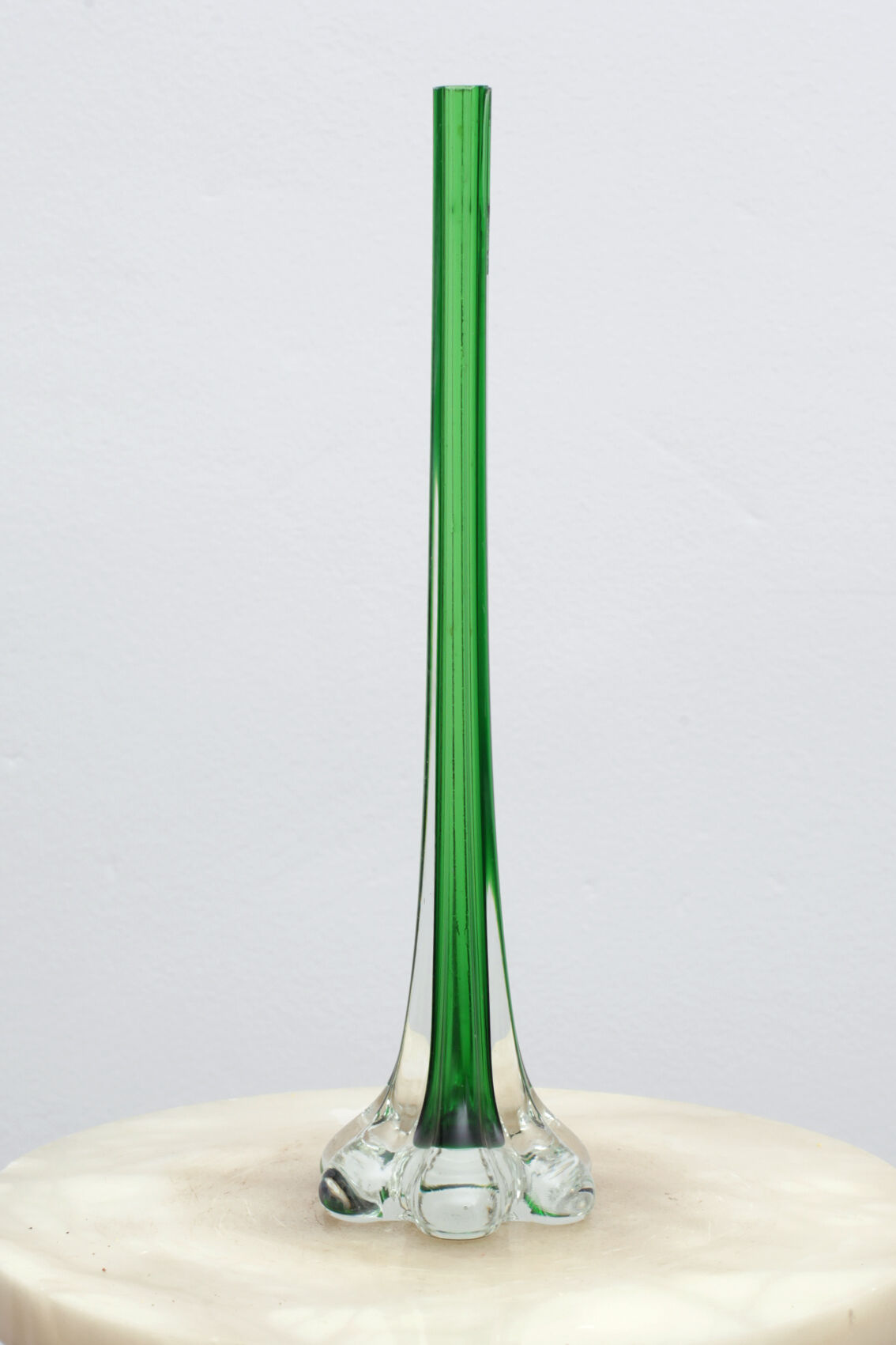 Green elephant foot soliflor vase