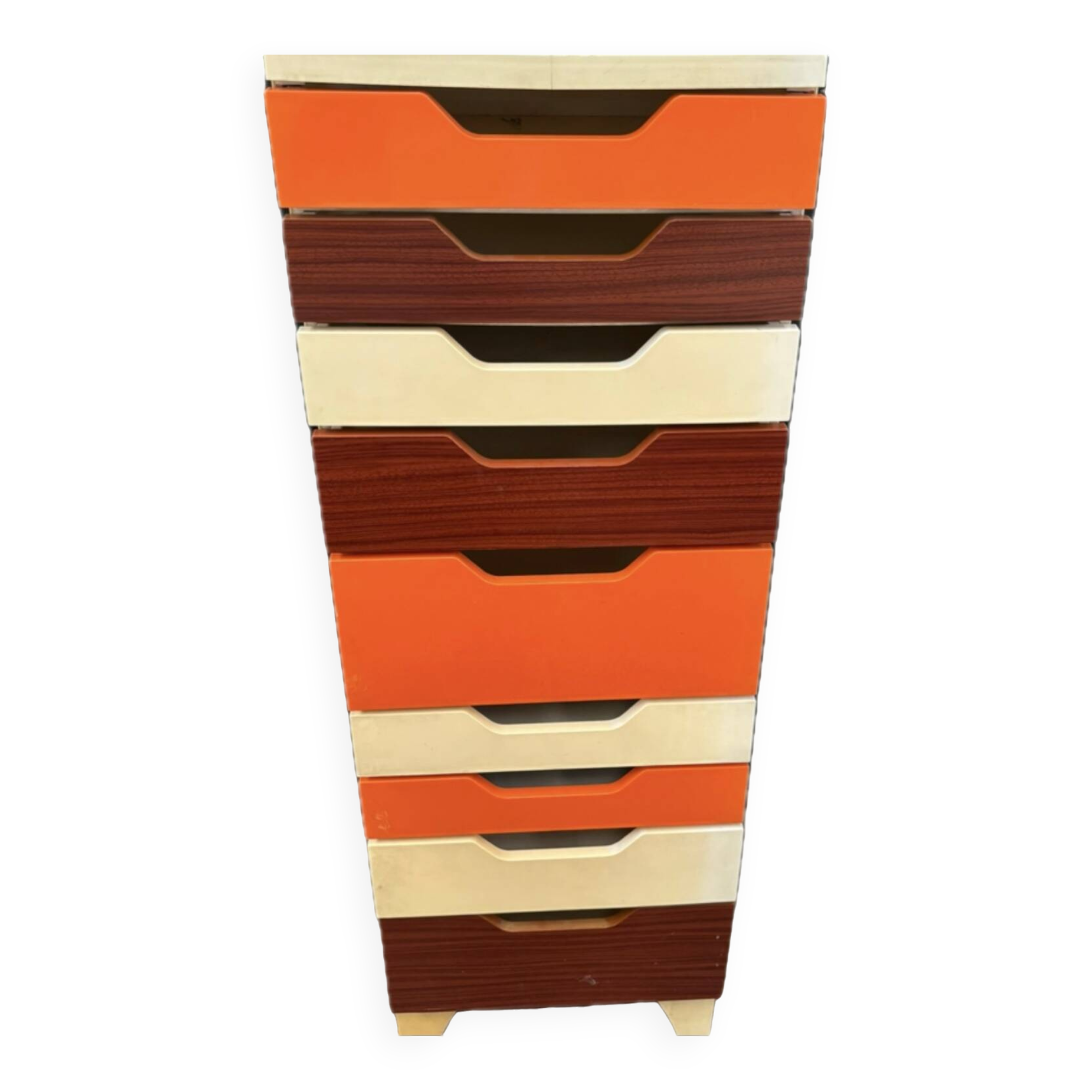 Plastic chest of drawers 1970