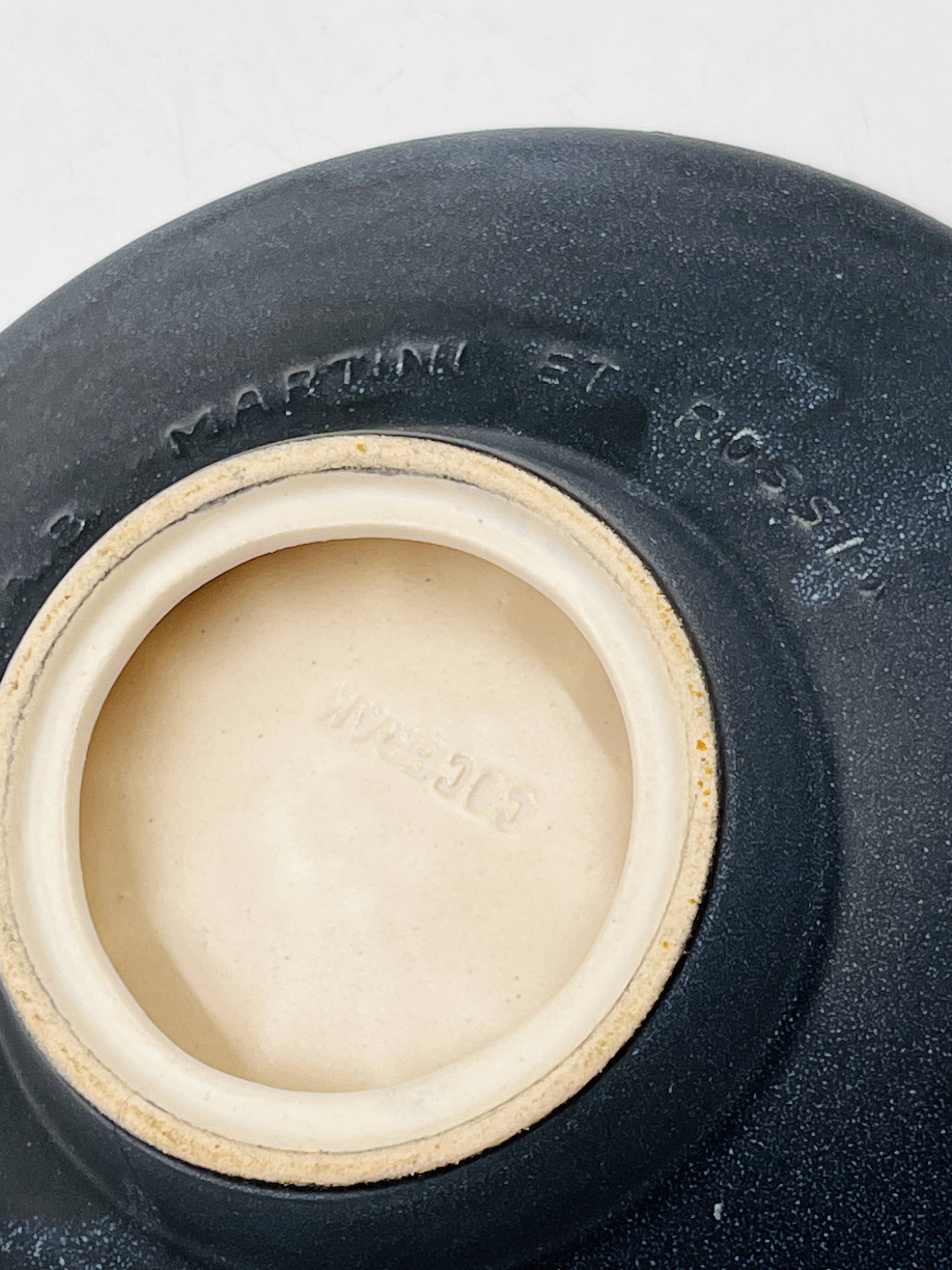 Coceram dish for Martini & Rossi