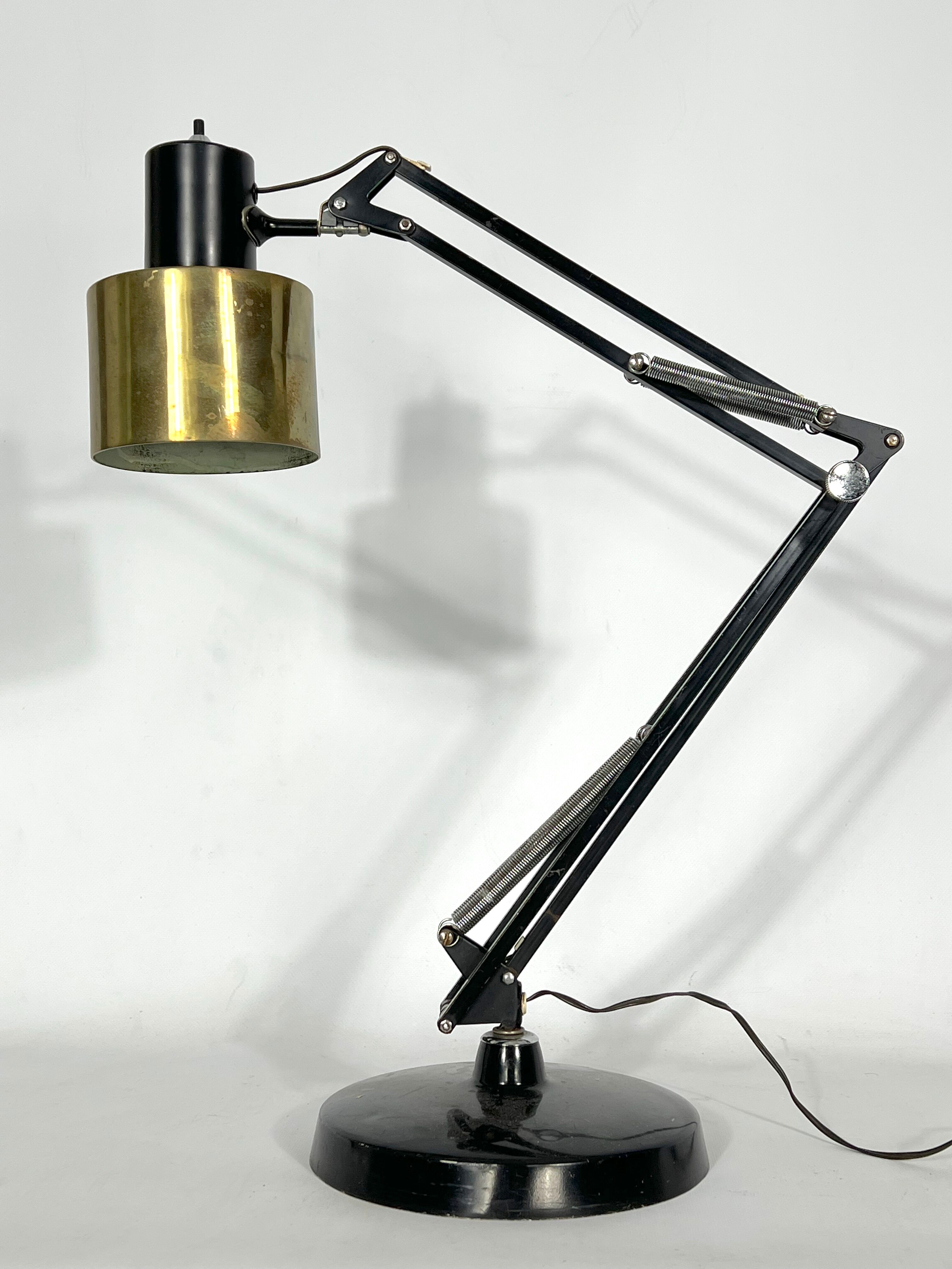 Jac Jacobsen, rare L2 Luxo table lamp from 50s
