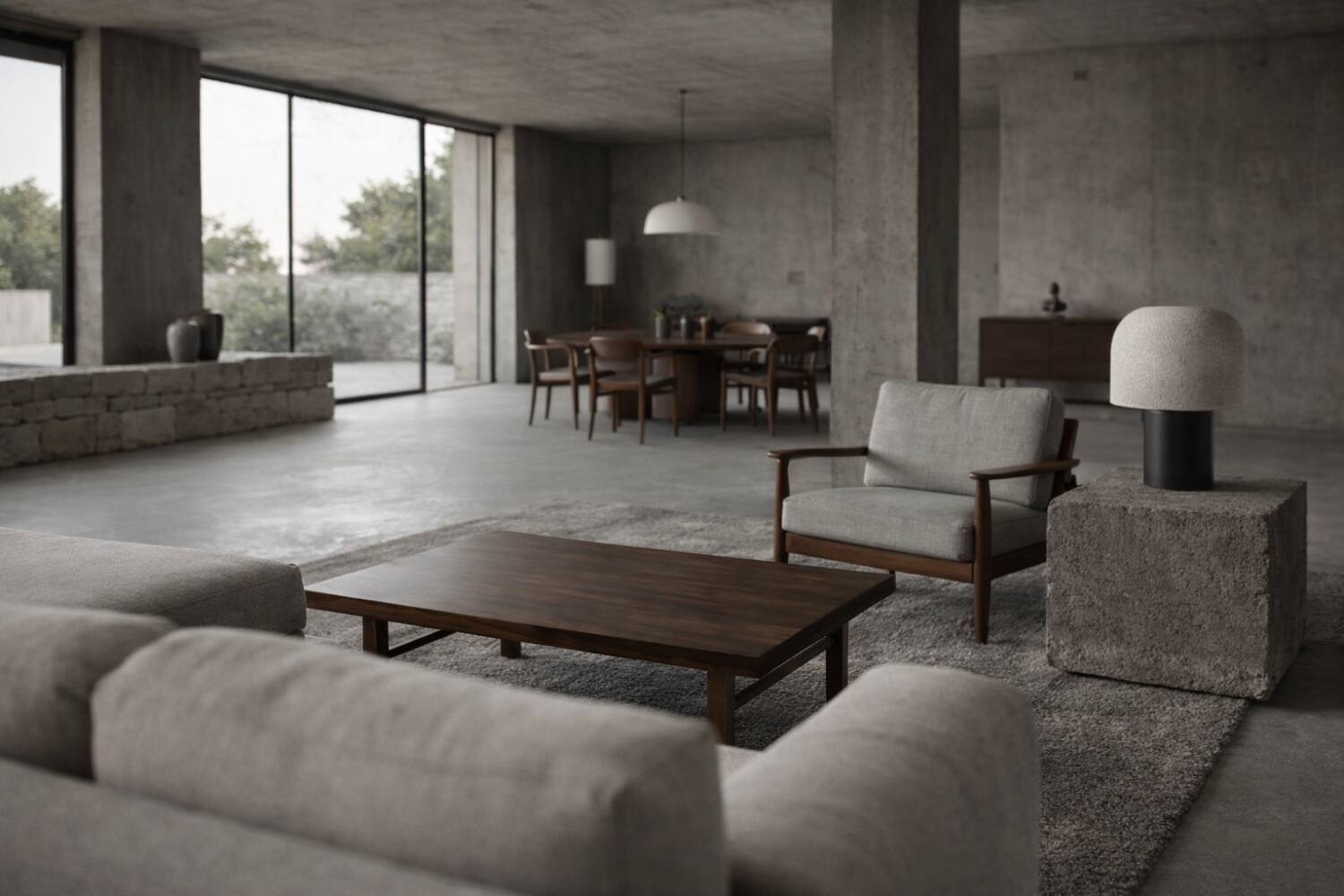 Vintage Mid-Century Danish Modern Colonial Rosewood Coffee Table, 1960s
