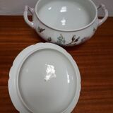 Vegetable soup tubeware XIX th flowers Grand Dépot Drouot