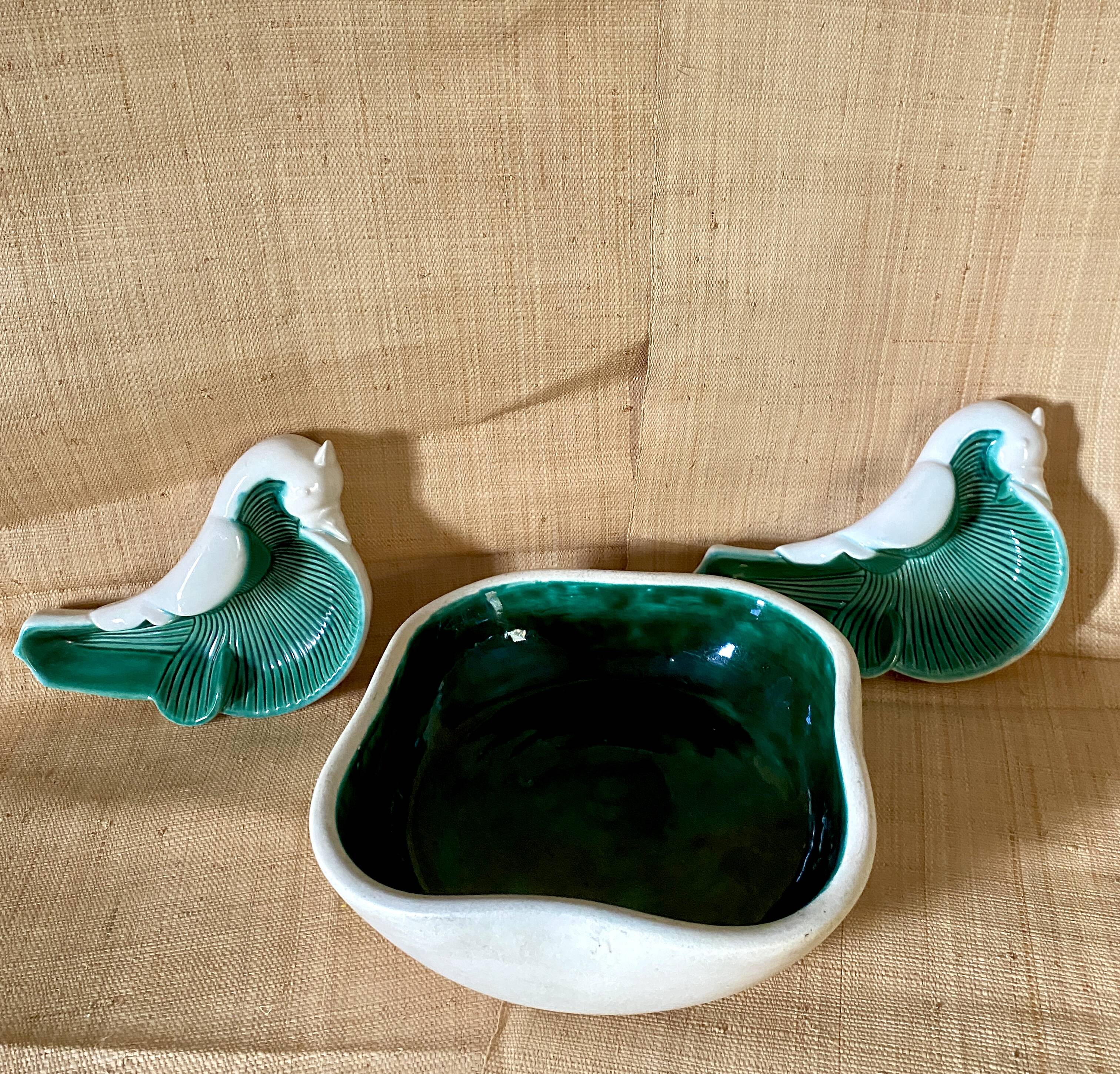 Keramos signed salad bowl, 1960s